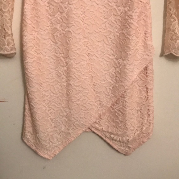 Blush pink long-sleeve dress - Picture 5 of 5